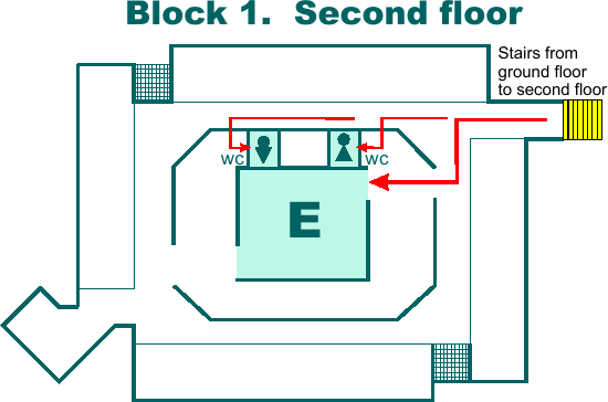 Blue hall plan